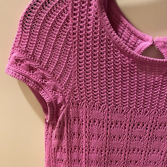 Plum Lilly Pulitzer crotched sweater dress - Picture 2 of 4